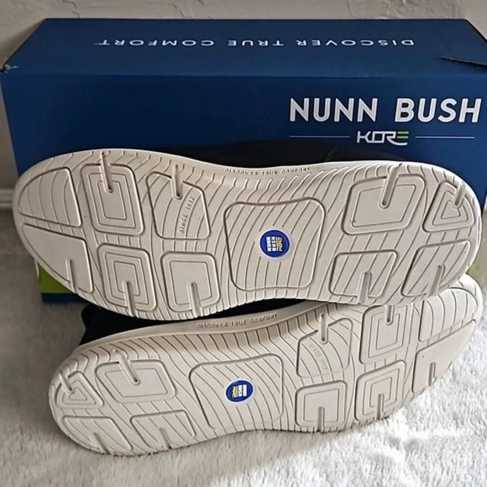 Nunn Bush Kor City Pass Moccasin Toe Athletic Style Slip-On Shoe Size 10 New Men